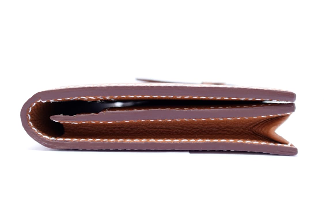 에르메스 베안 소플렛 골드컬러 앱송 은장 장지갑 T각인 카드포켓 5개 상품이미지7