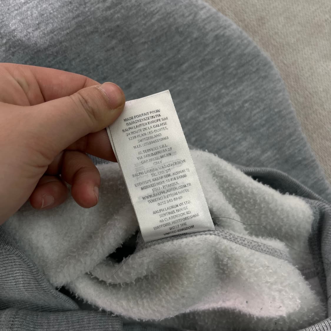 100 폴로랄프로렌 신형라벨 스펠아웃 맨투맨 상품이미지9