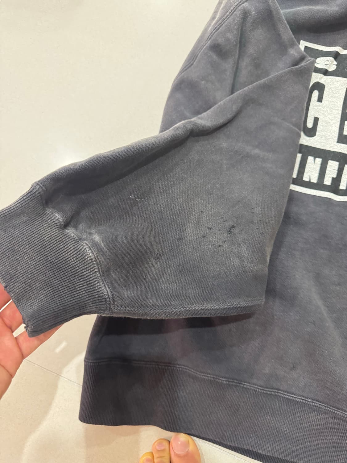 세인트미카엘 데님티어스 스웻 셋업 상품이미지9