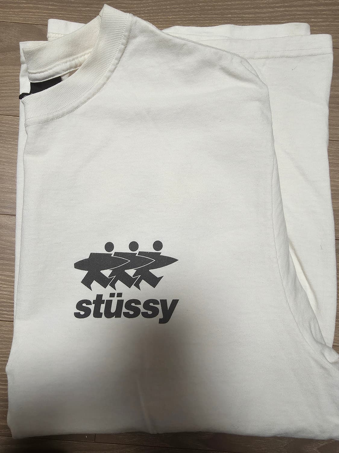 스투시 서프워크 피그먼트 다이드 티셔츠 내츄럴 m 상품이미지3