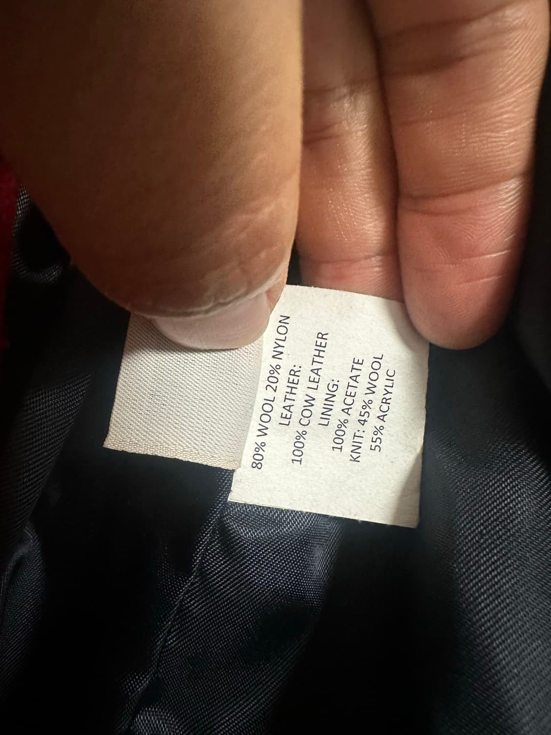 골든베어 바시티 자켓 레드 S 상품이미지8