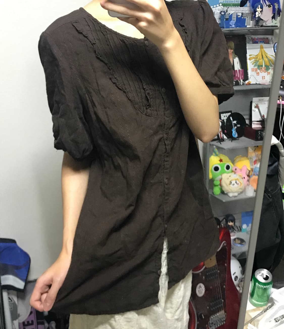 브라운 단추 SET 상품이미지1