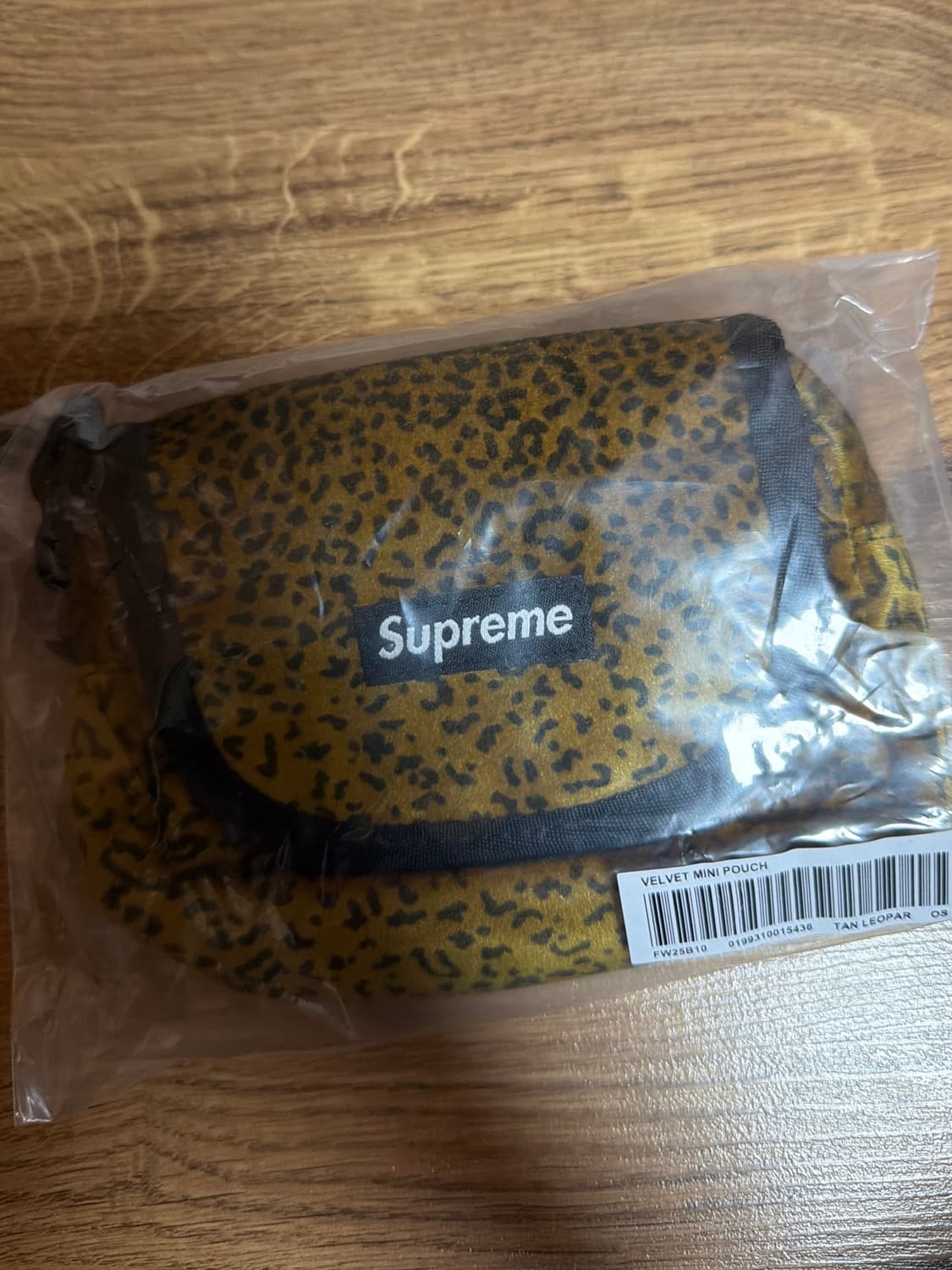 슈프림 탄 파우치 레오파드 상품이미지1