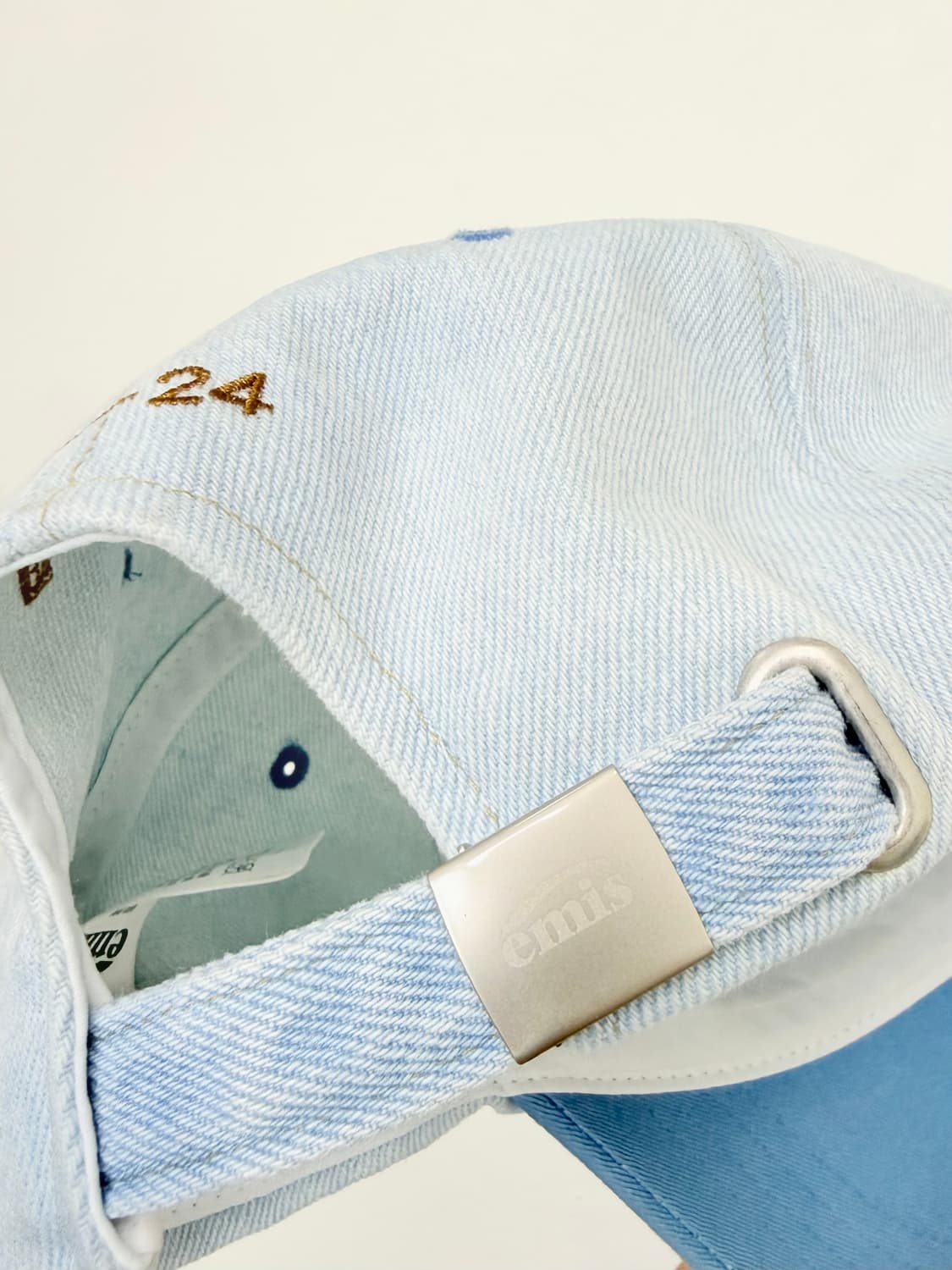 이미스 워시스데님 볼캡 24년 상품이미지4