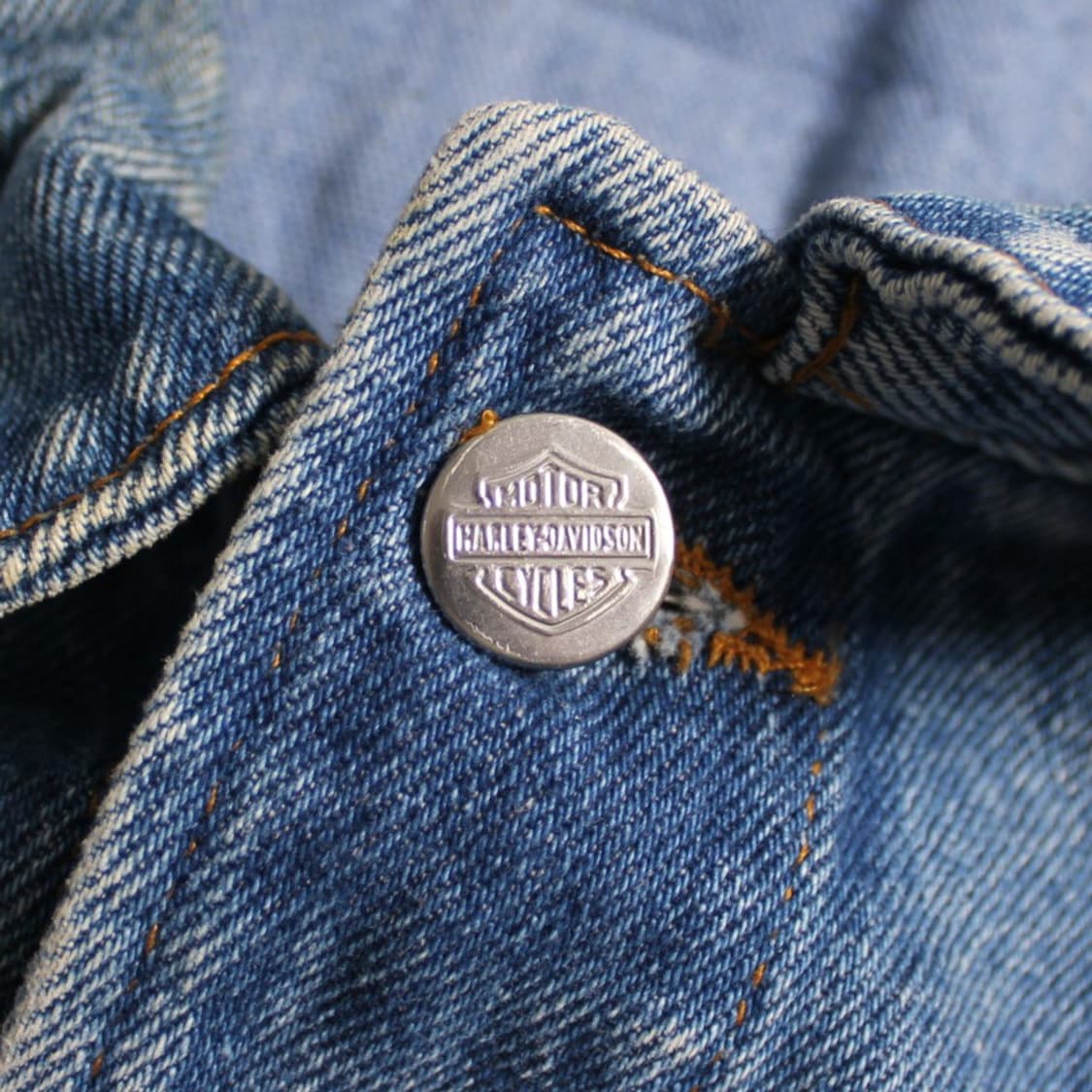 Harley-Davidson 할리 데이비슨 아메리칸 이글패치 데님 자켓 상품이미지4