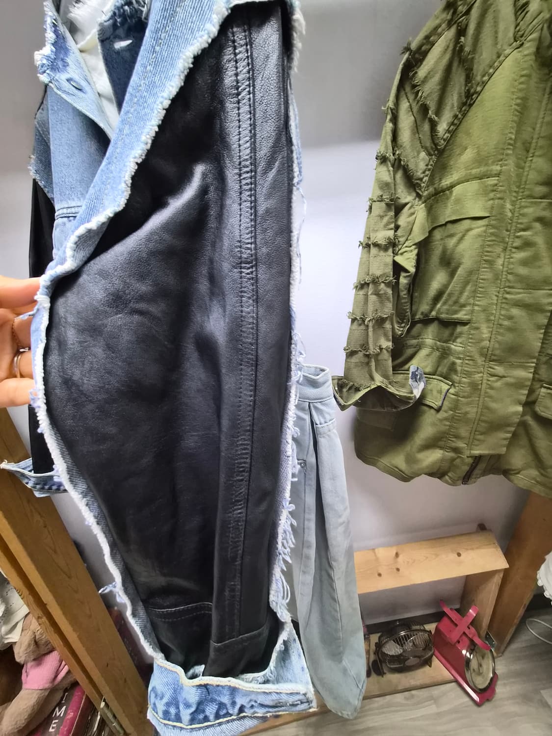 리바이스 가죽트리밍 데님 자켓 상품이미지6