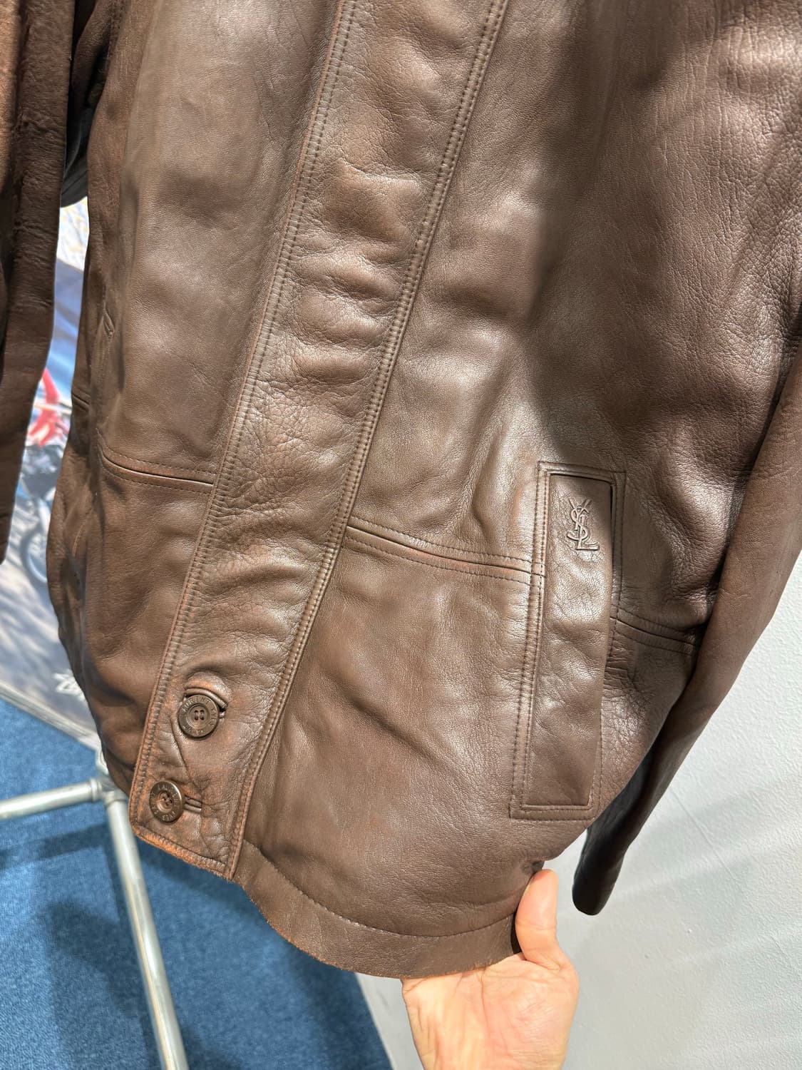 YSL 입생로랑 양가죽 자켓 상품이미지4
