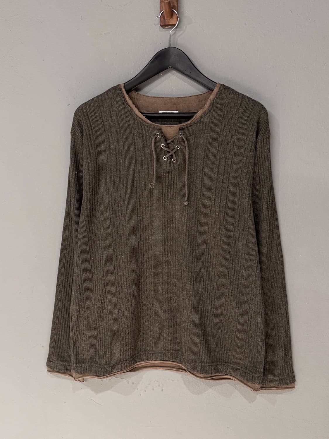 버진 보야지 레이어드 헨리넥 롱슬리브  상품이미지2