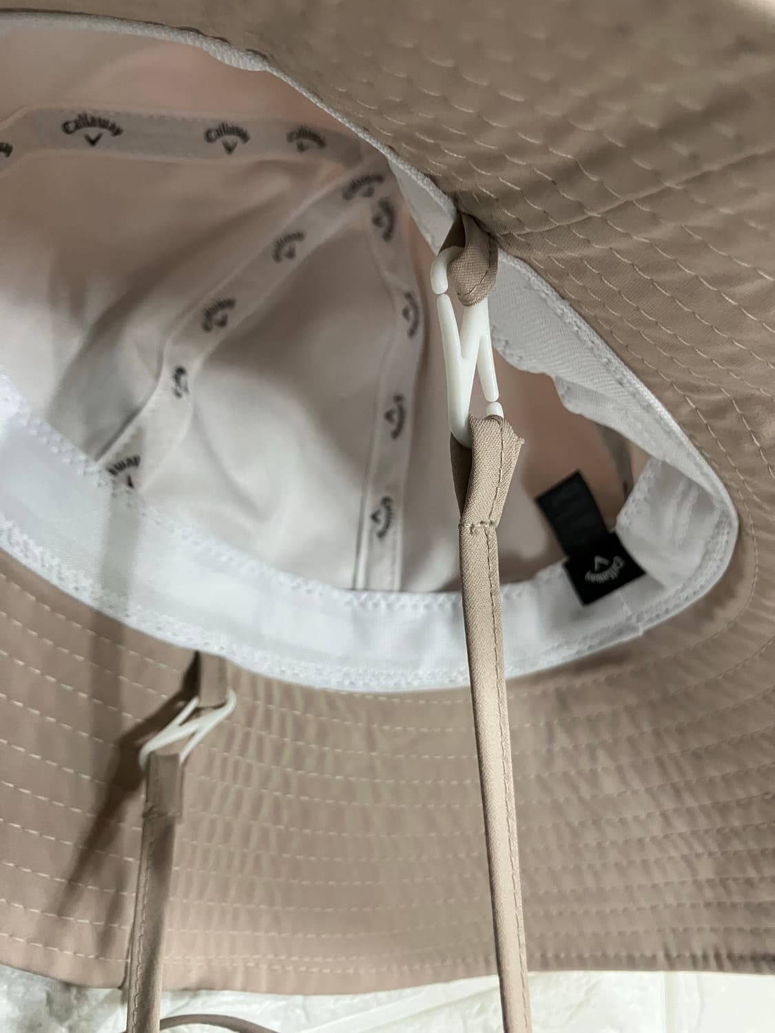 캘러웨이 리본 버킷 모자 베이지 M 상품이미지4