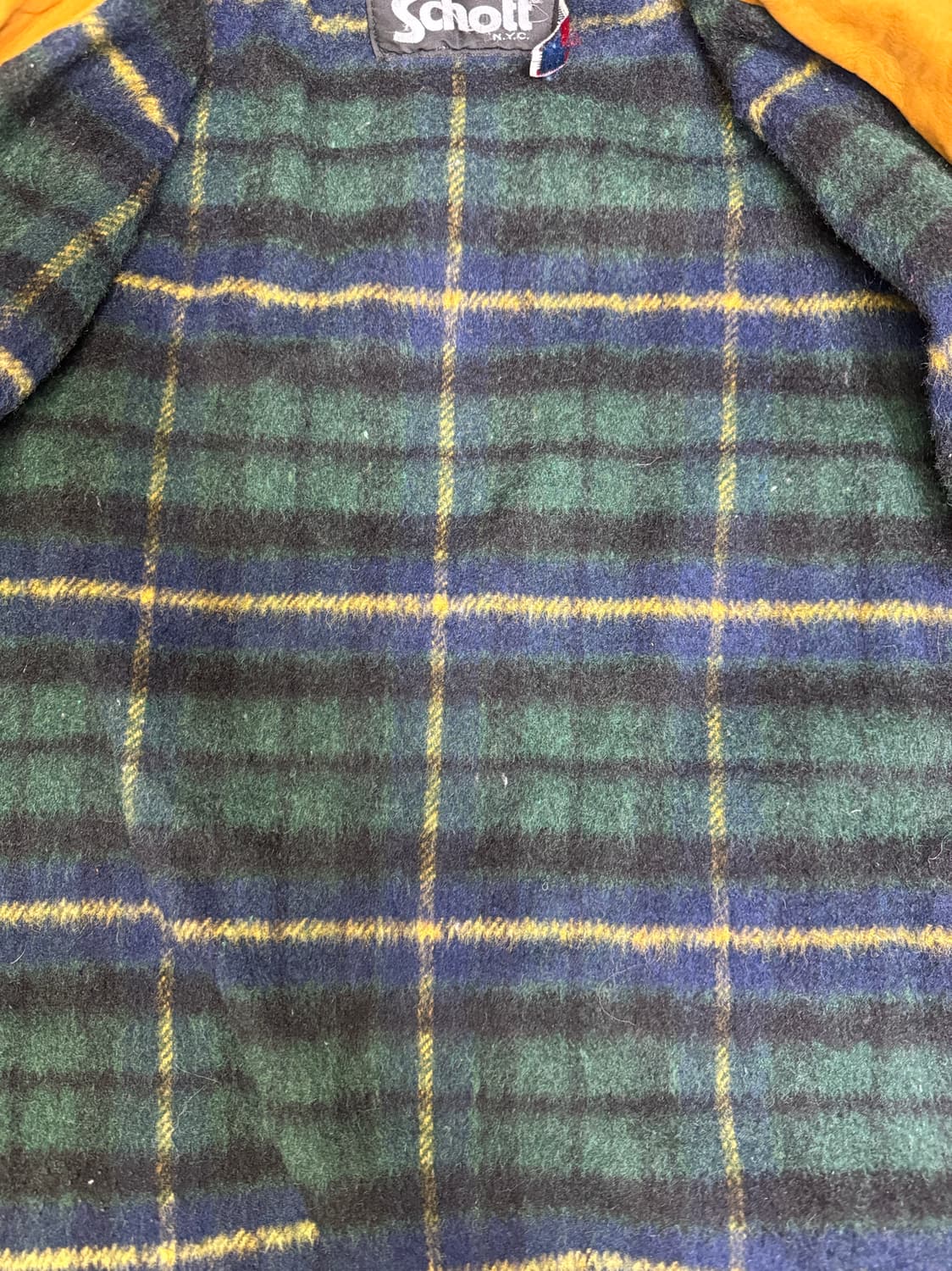 빈티지 90s 쇼트 SCHOTT 바이커 레더 자켓 38 상품이미지4