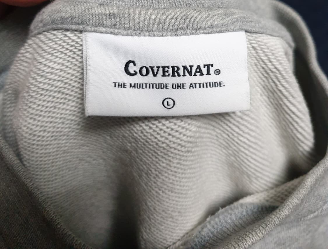 커버낫 어센틱 혜비 맨투맨 그레이 (L) 상품이미지4