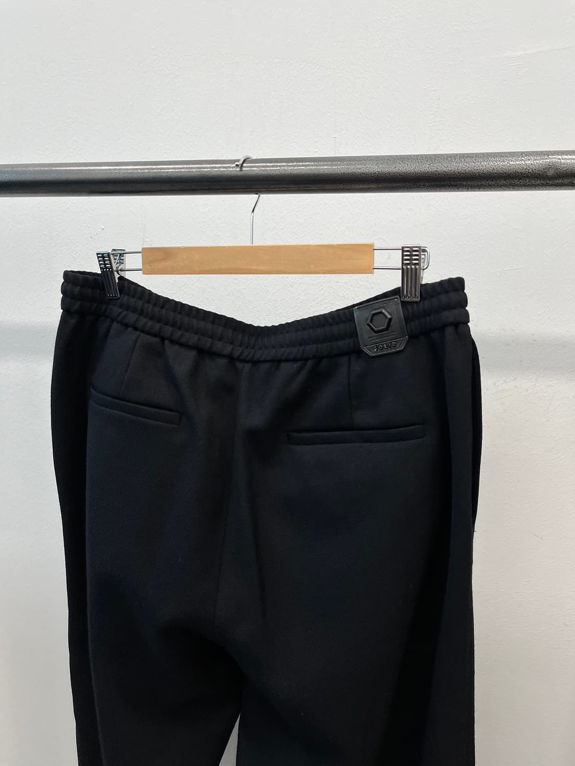 34-36) 솔리드옴므 밴딩 와이드 슬랙스  상품이미지5