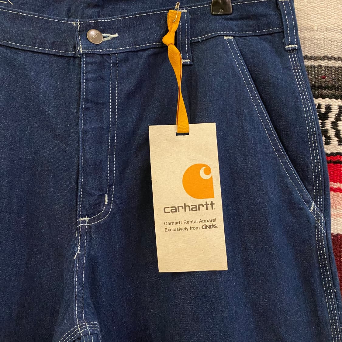 새상품)USA 칼하트xCiNTAS 콜라보 데님 워크팬츠 상품이미지7