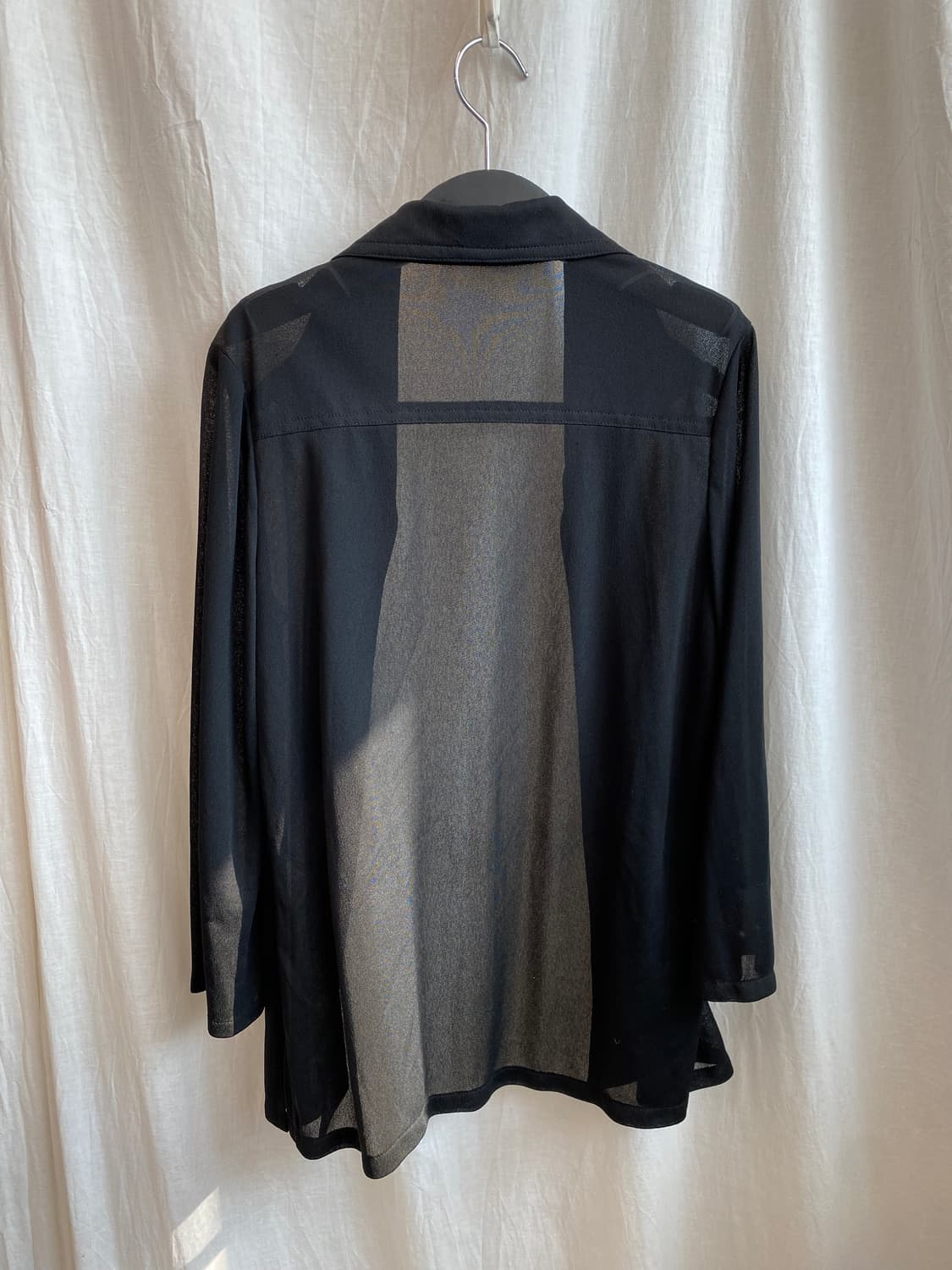 블랙 시스루 오픈자켓(M) 상품이미지9