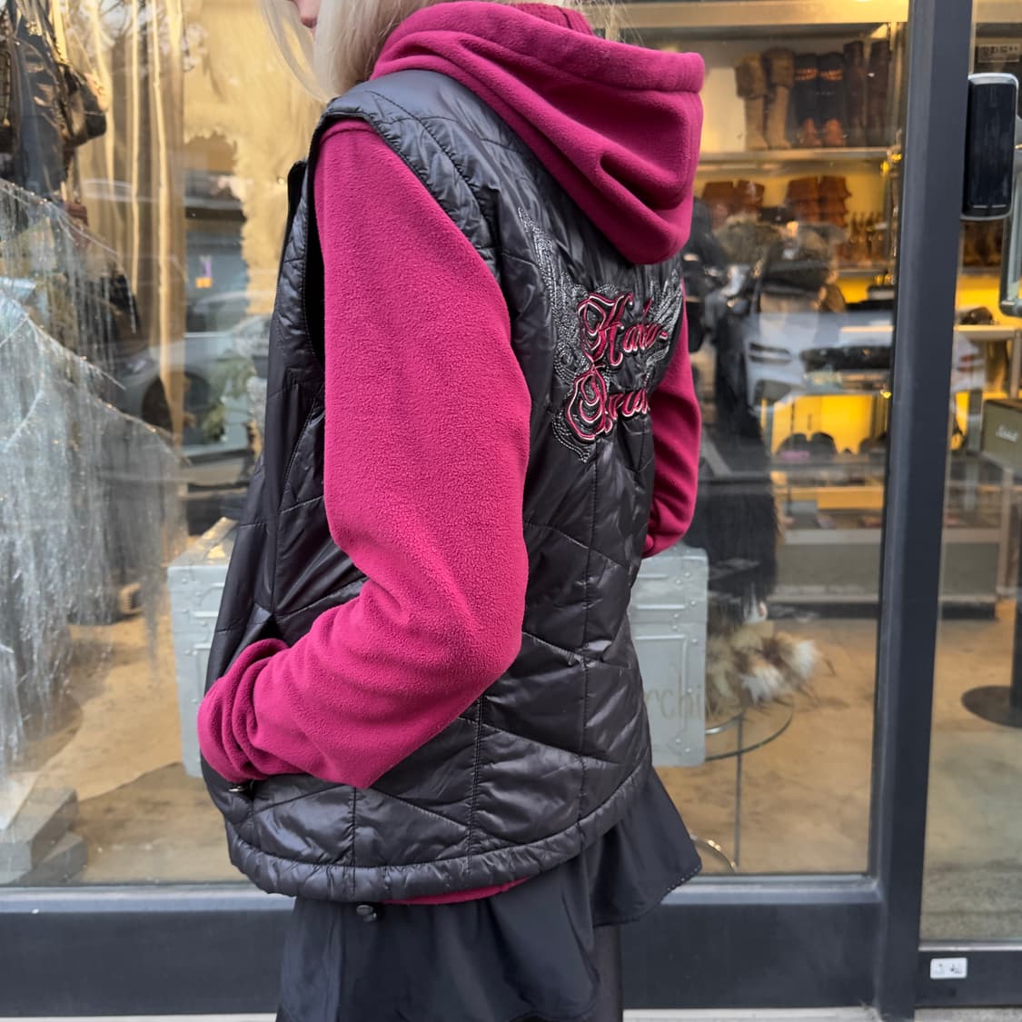 2010 빈티지 할리데이비슨 패딩 베스트 & 집업 세트 상품이미지9