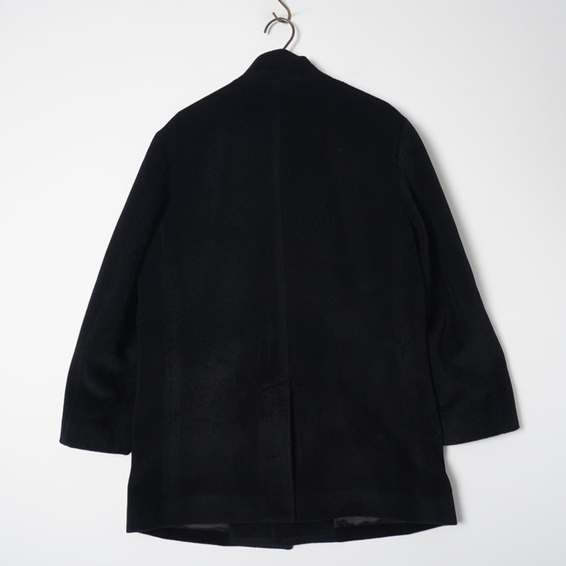 Lanvin Collection 블랙 스탠드 카라 하프코트 상품이미지2