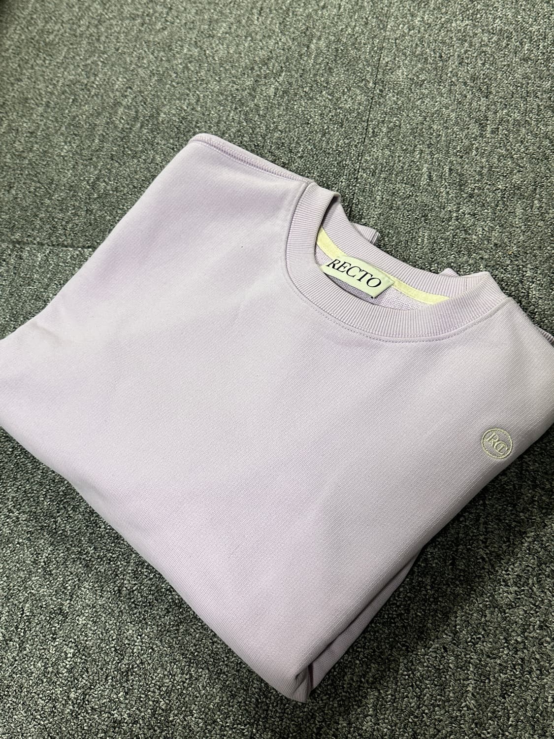 (L) 렉토 크루넥 스웻셔츠 맨투맨 라벤더 상품이미지9