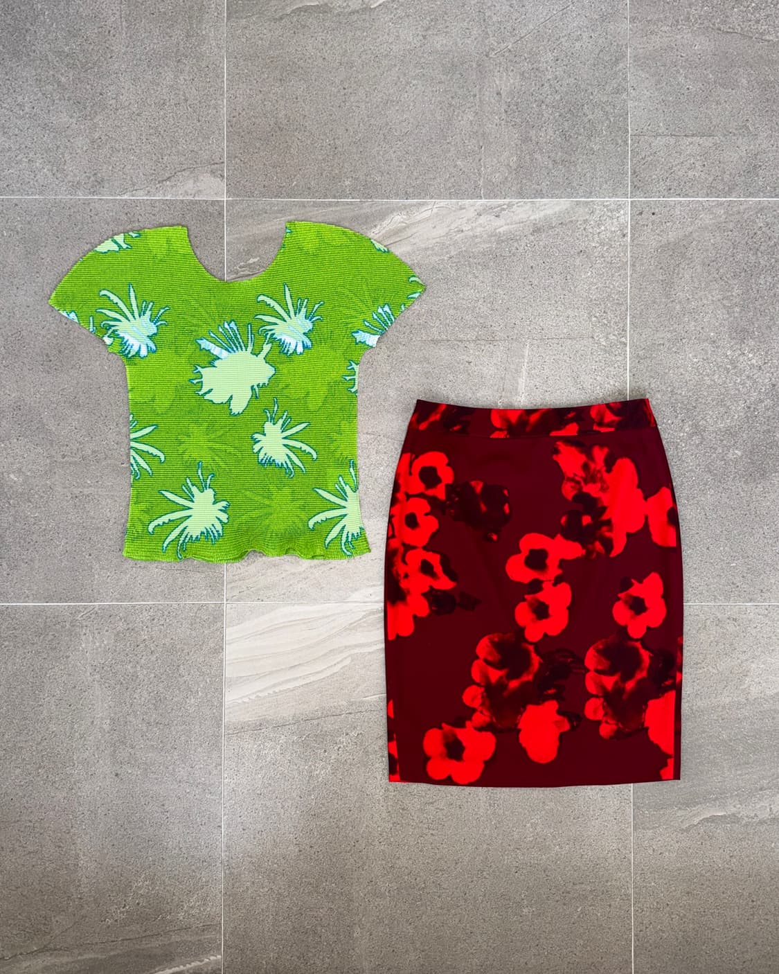 ISSEY MIYAKE Me printed stretch pleats t 상품이미지2