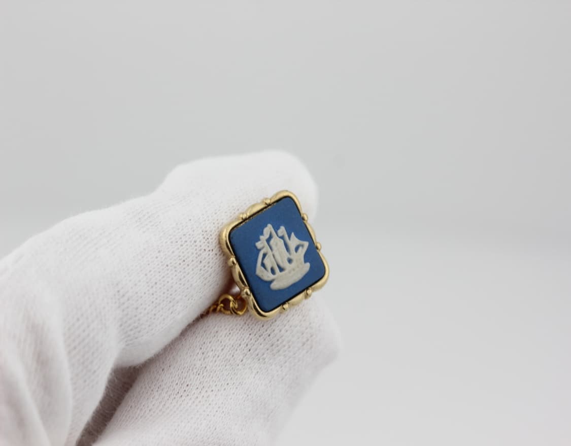 웨지우드 A등급 남자 명품 뱃지 포인트 핀 제스퍼 상품이미지5