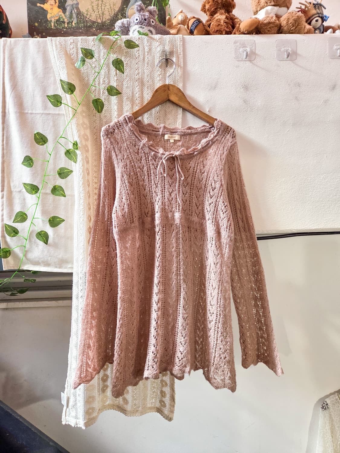 핑크 여리핏 니트 상품이미지1