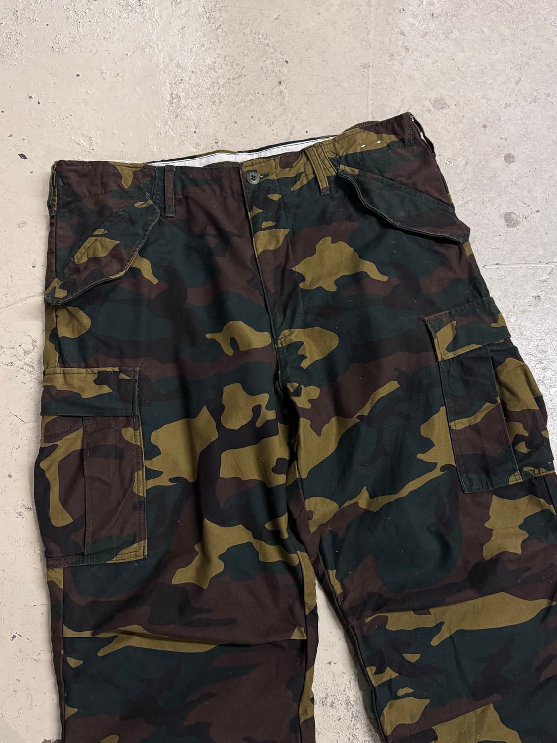 백넘버 밀리터리 카모 카고팬츠  상품이미지2