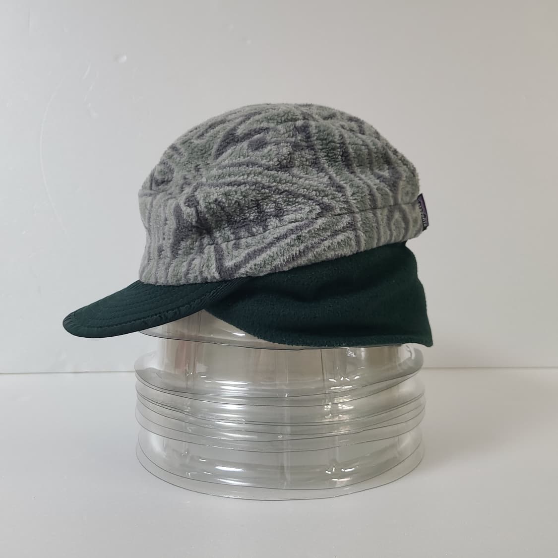 90s USA 파타고니아 빈티지 플리스 신칠라 덕빌캡 이어플랩 모자 상품이미지6