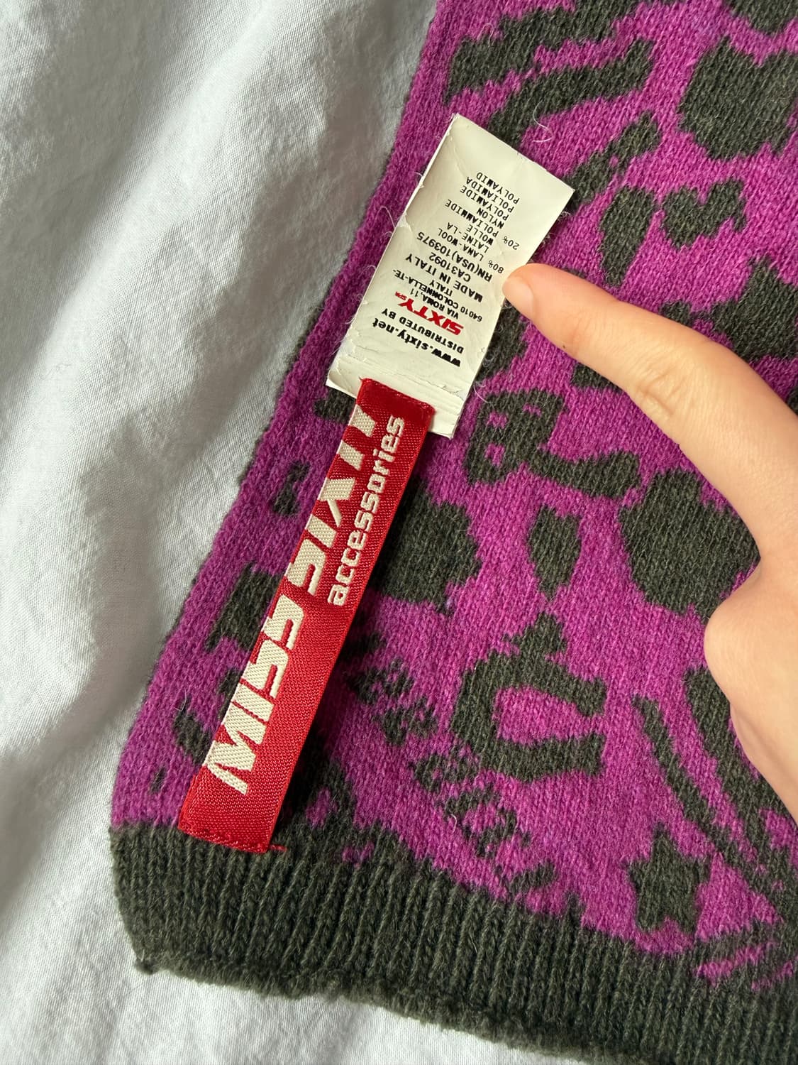 Miss sixty vintage 울 머플러 상품이미지2