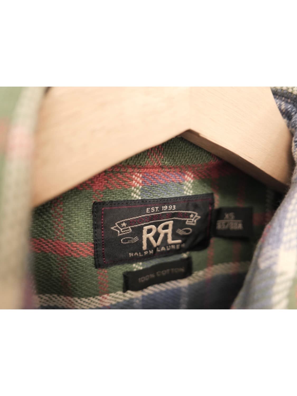 RRL 웨스턴 체크 셔츠 상품이미지3