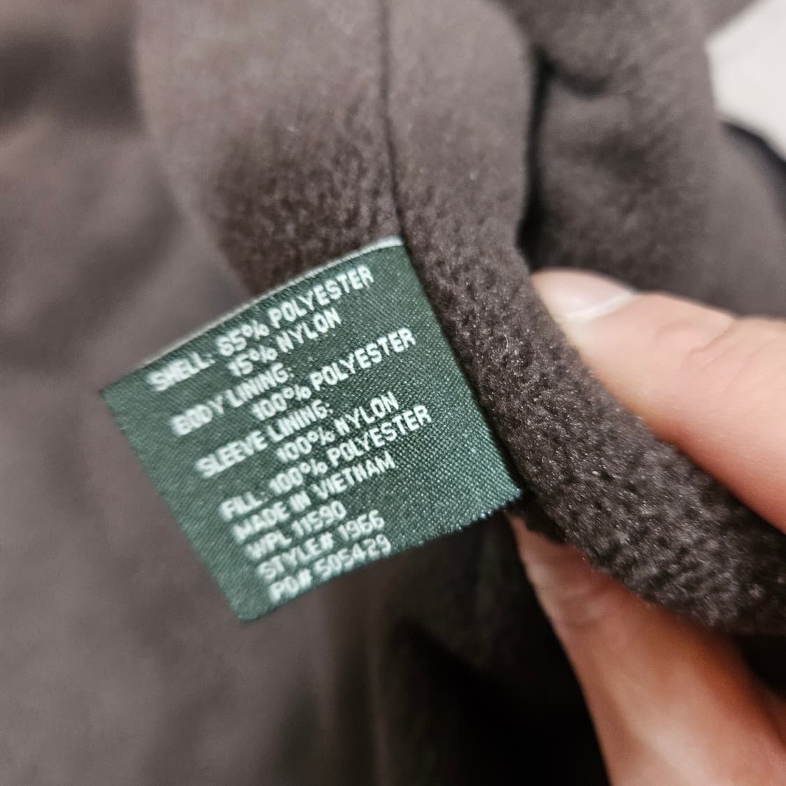 워터프루프 in USA 빈티지 플리스 라이닝 블루종 자켓 M size 상품이미지9