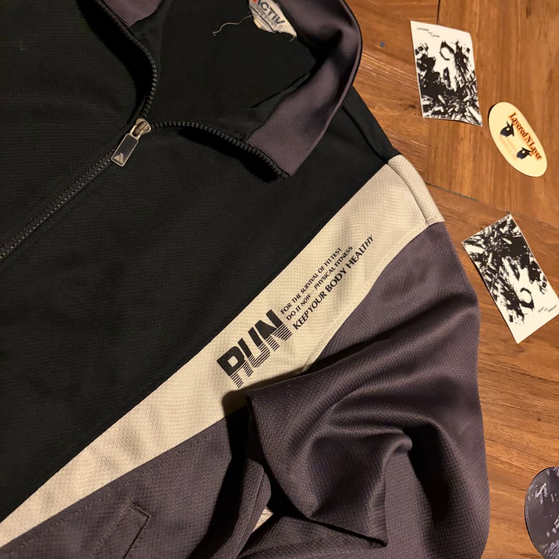 90s kolon activ running zip up jersey 상품이미지3