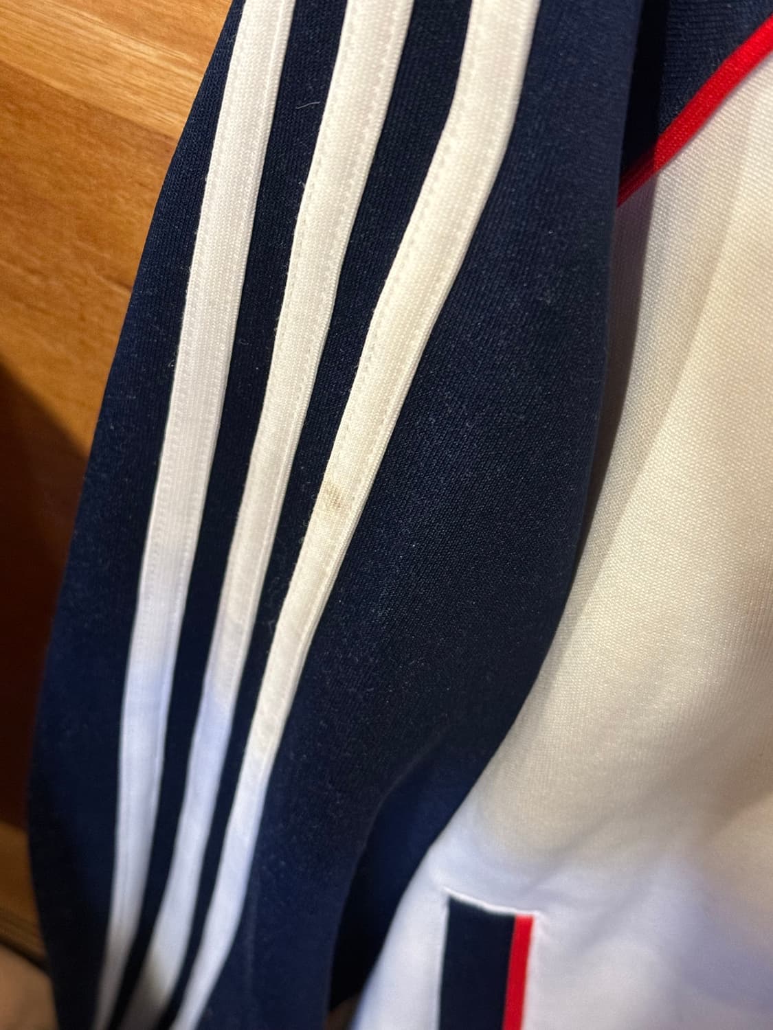 아디다스 남흰 단가라 져지 상품이미지2