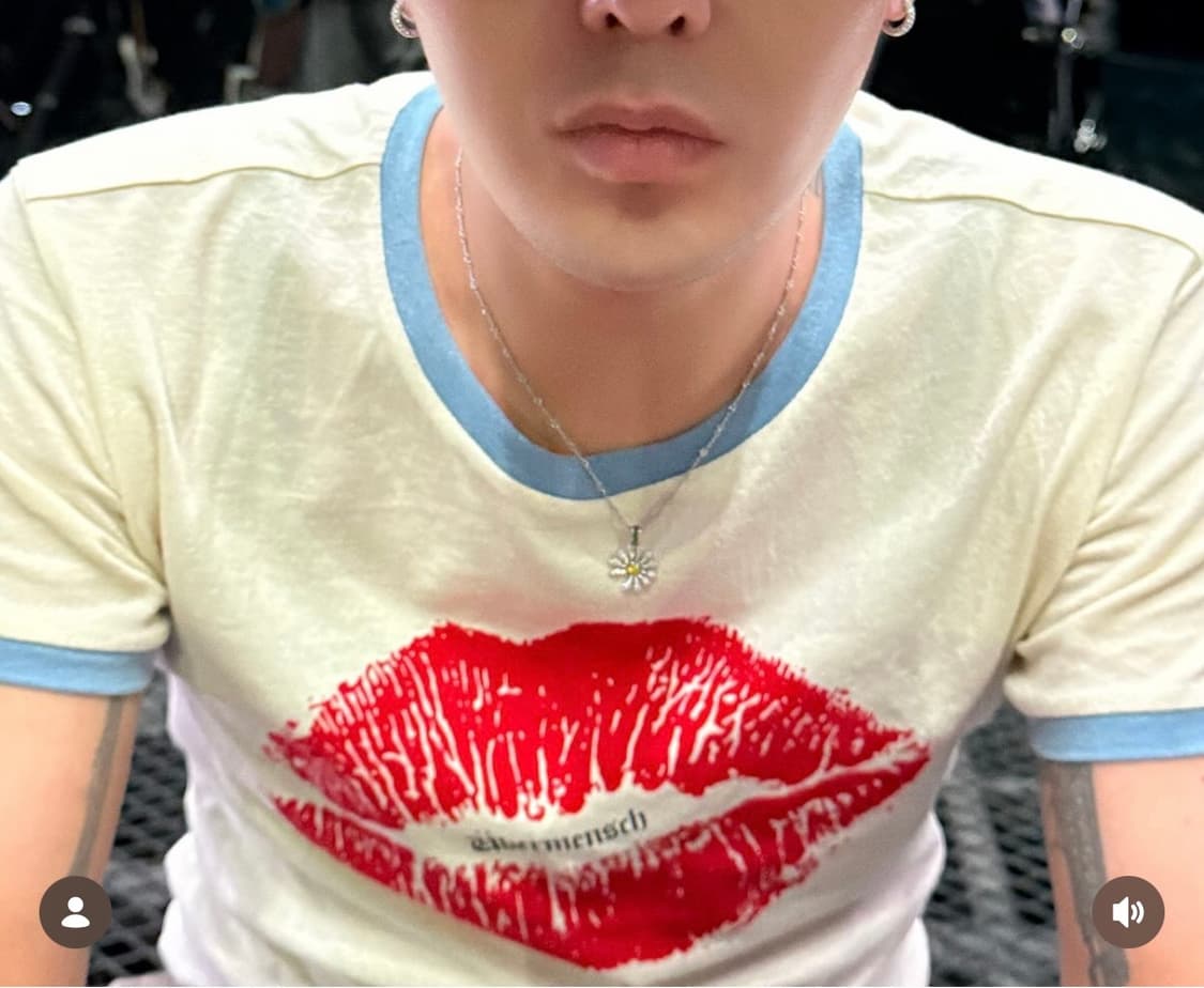 마커스 루퍼 립 프린트 티셔츠 S 상품이미지9