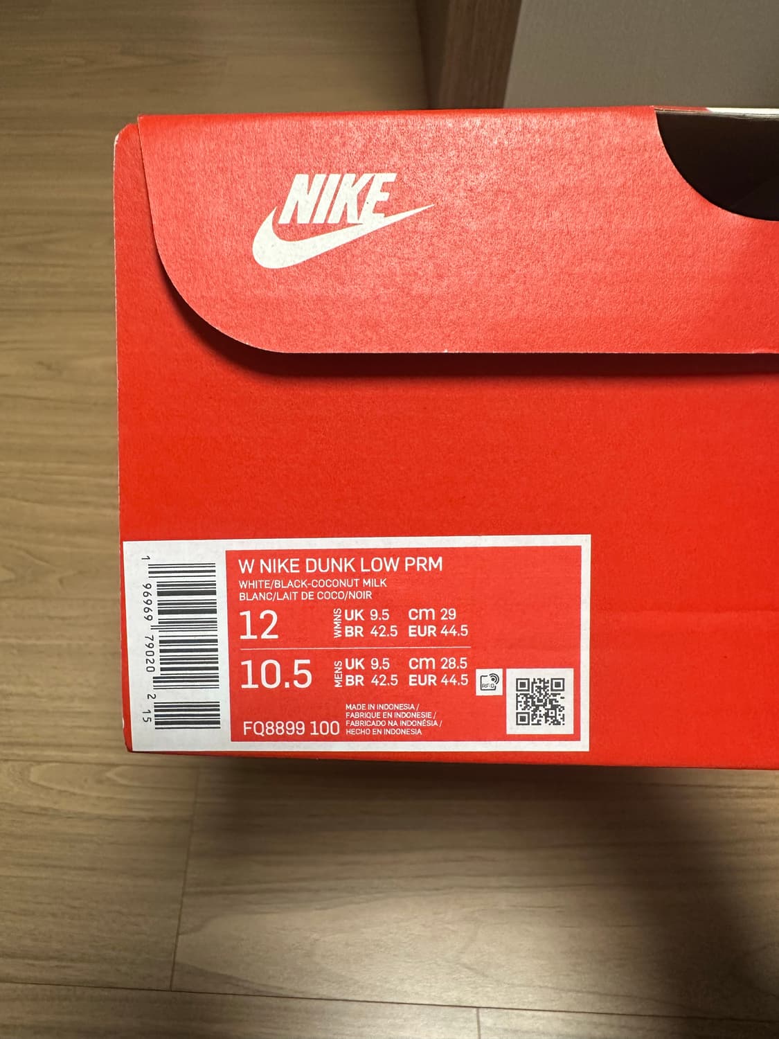 w290 m285 나이키 덩크 로우 빈티지 범고래 블랙 앤 화이트 상품이미지7