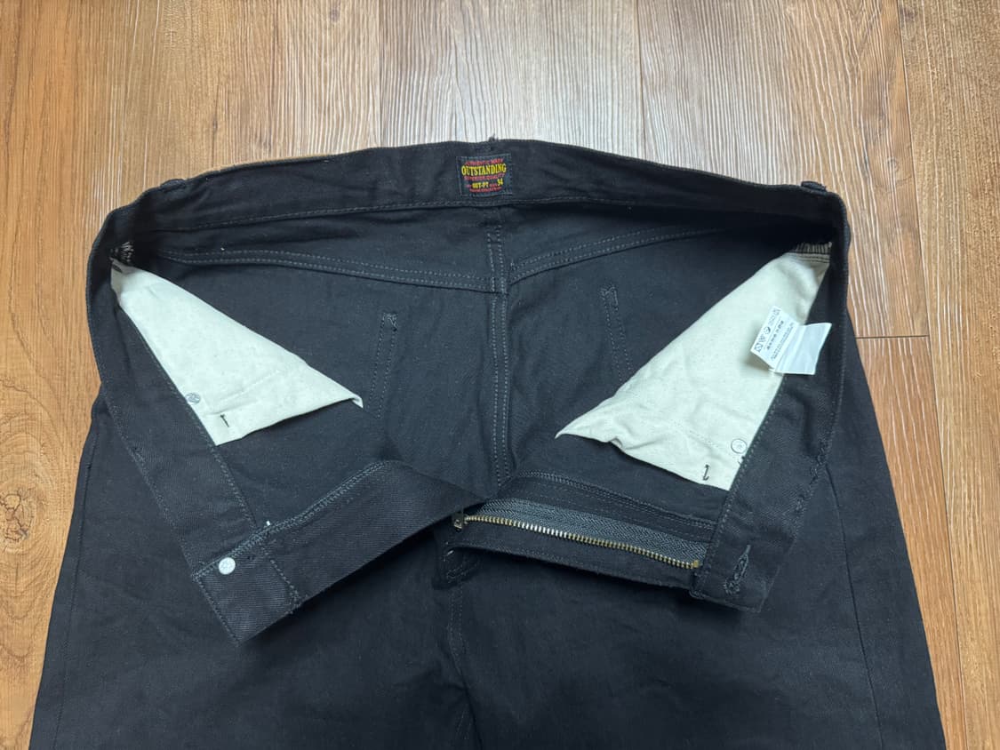 아웃스탠딩 50년대 라이더 셀비지 데님셋업 상품이미지6