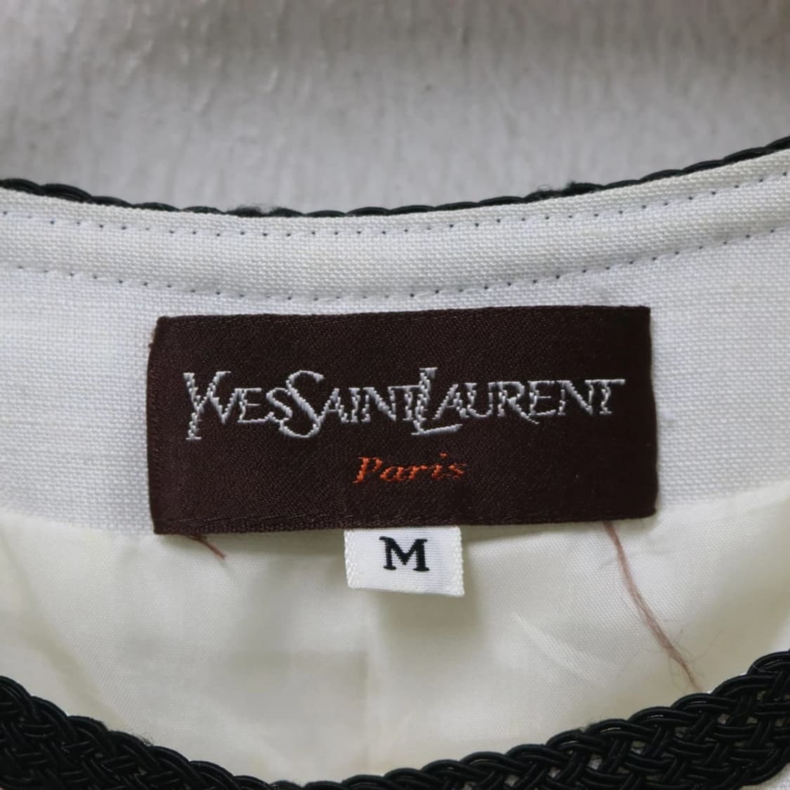 90'S 입생로랑 린넨 혼방 반크롭 자켓 65745 상품이미지7