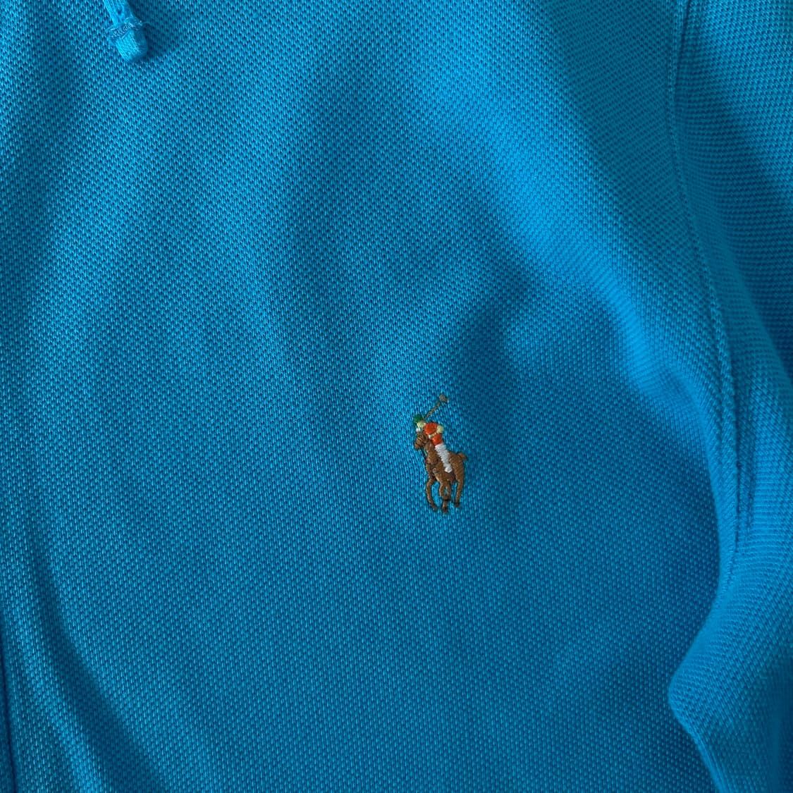 W 95 폴로랄프로렌 스카이블루 스몰포니 니트 후드집업  상품이미지3