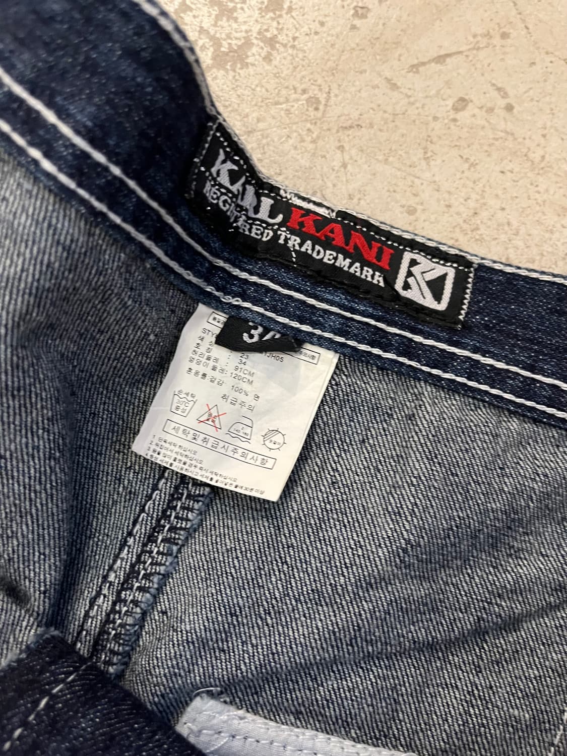 빈티지 칼카니 데님 카고 상품이미지6