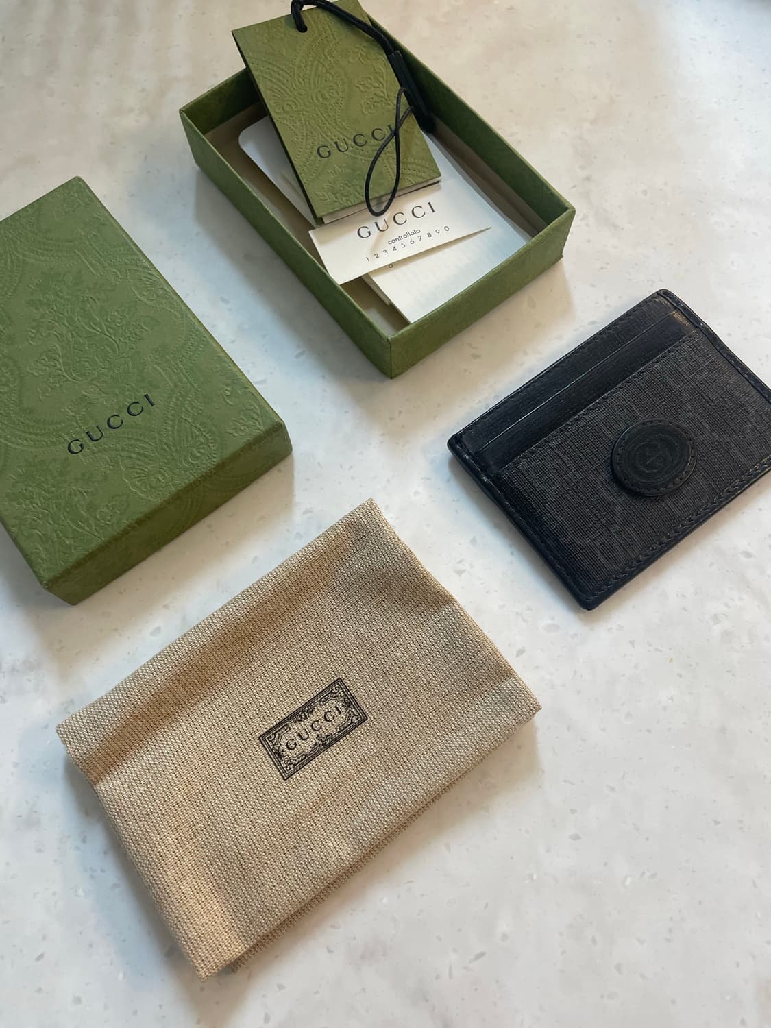 구찌 인터로킹 카드지갑 풀구성 상품이미지3