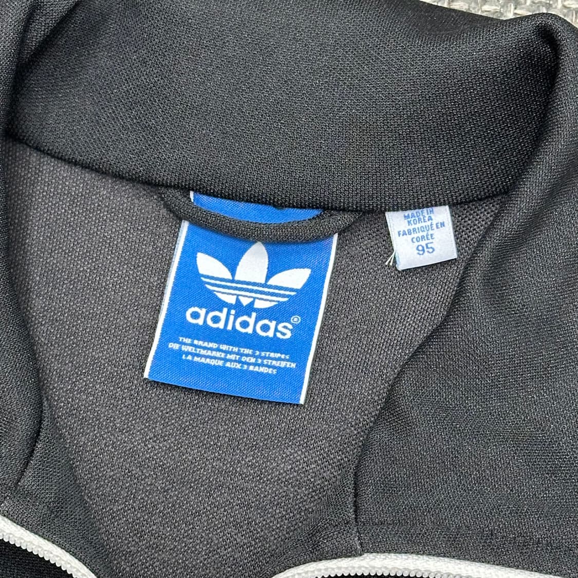 아디다스 구형 유로파 자수로고 블랙 빈티지 져지 95 상품이미지7