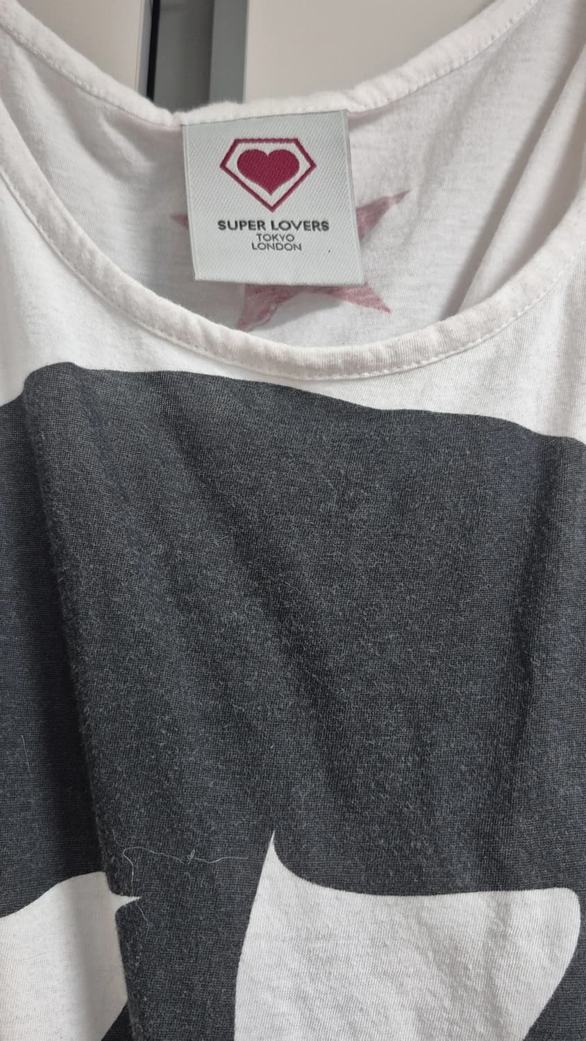 펑크 세트 락시크 y2k 갸루 프린팅 해골 반팔 나시 상품이미지7