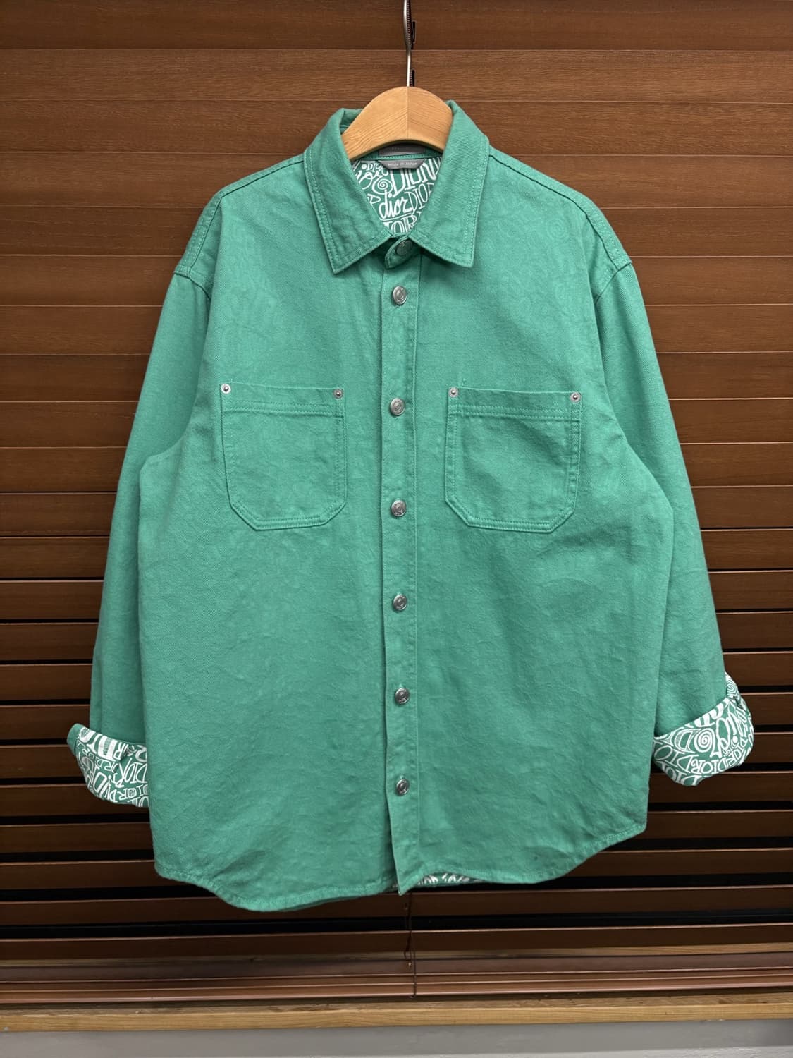 디올 x 숀스테이시 데님 워크셔츠 상품이미지1