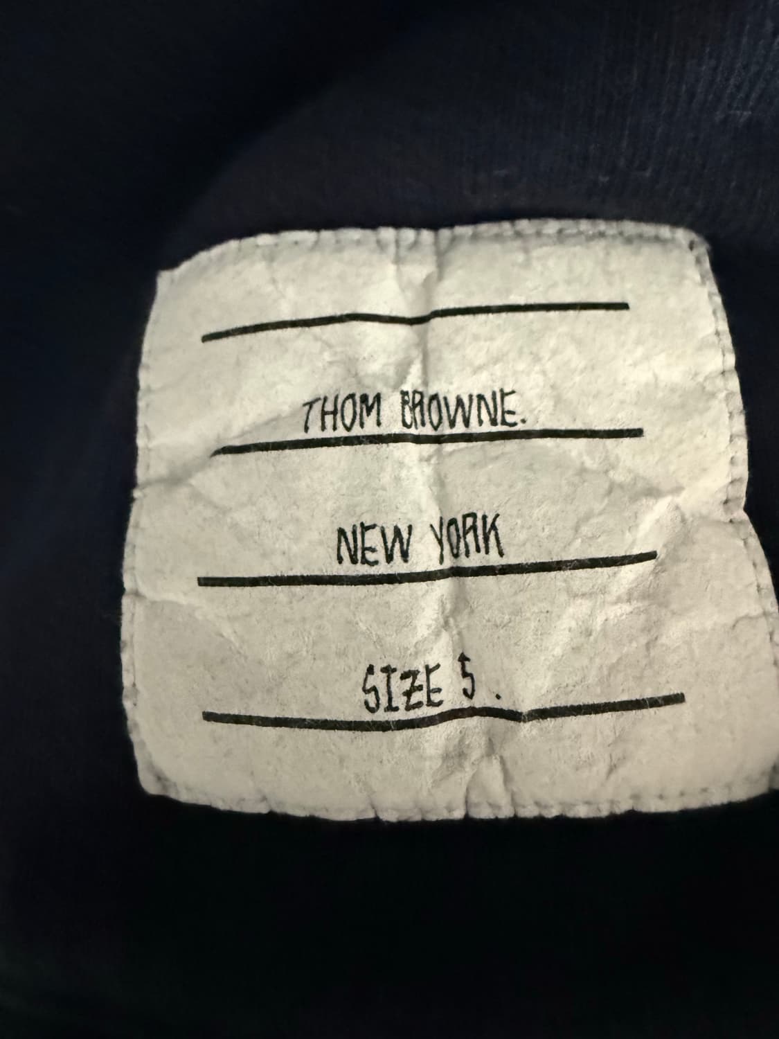 톰브라운 백삼선 후드티 5size(100~105) 상품이미지5