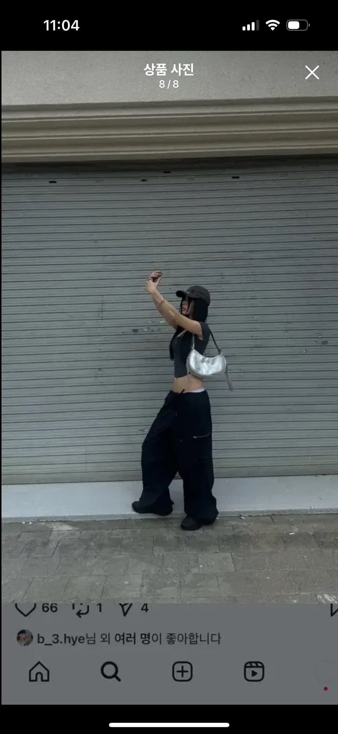 새상품) 킴서울 킴즈서울 swish 카고팬츠 블랙 상품이미지4