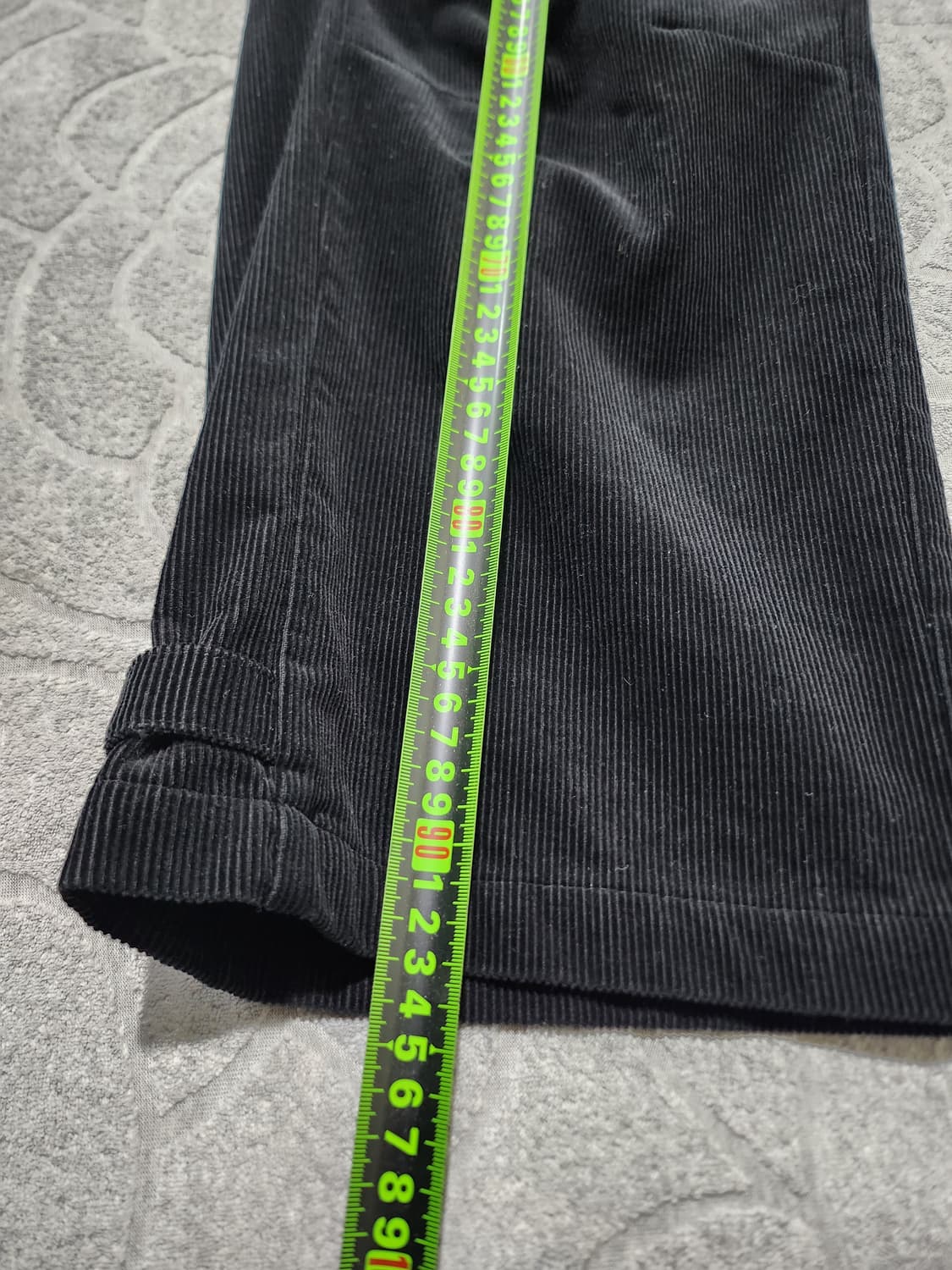 코듀로이 와이드 카고 팬츠 (발목 조절 가능) XL 상품이미지10