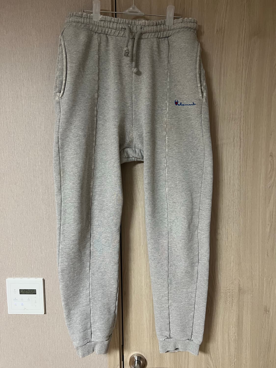 [L] 베트멍 챔피온 패러디 조거팬츠 그레이 상품이미지1