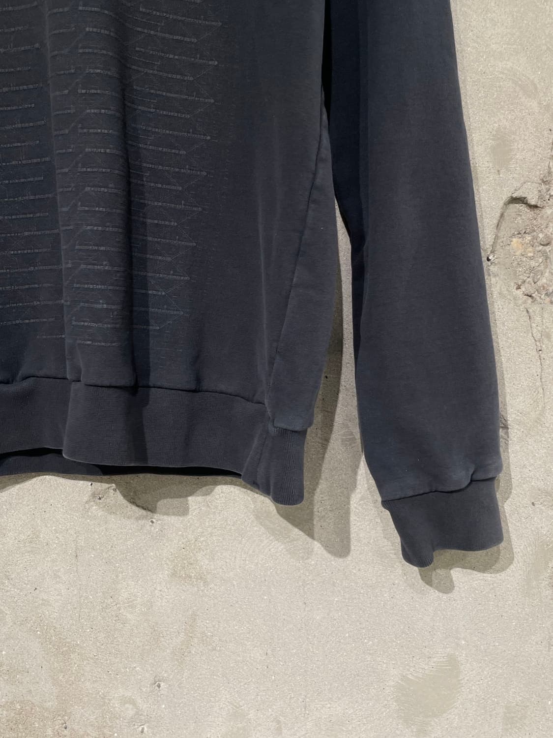 스톤 아일랜드 블랙 컴퍼스 로고 스웻 셔츠 상품이미지5