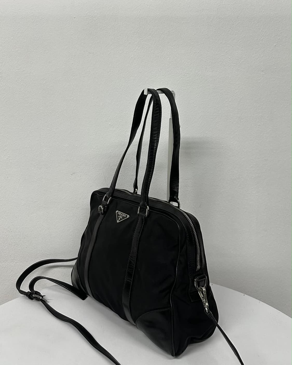 프라다 리나일론 레더 투웨이 토트 숄더백 상품이미지5