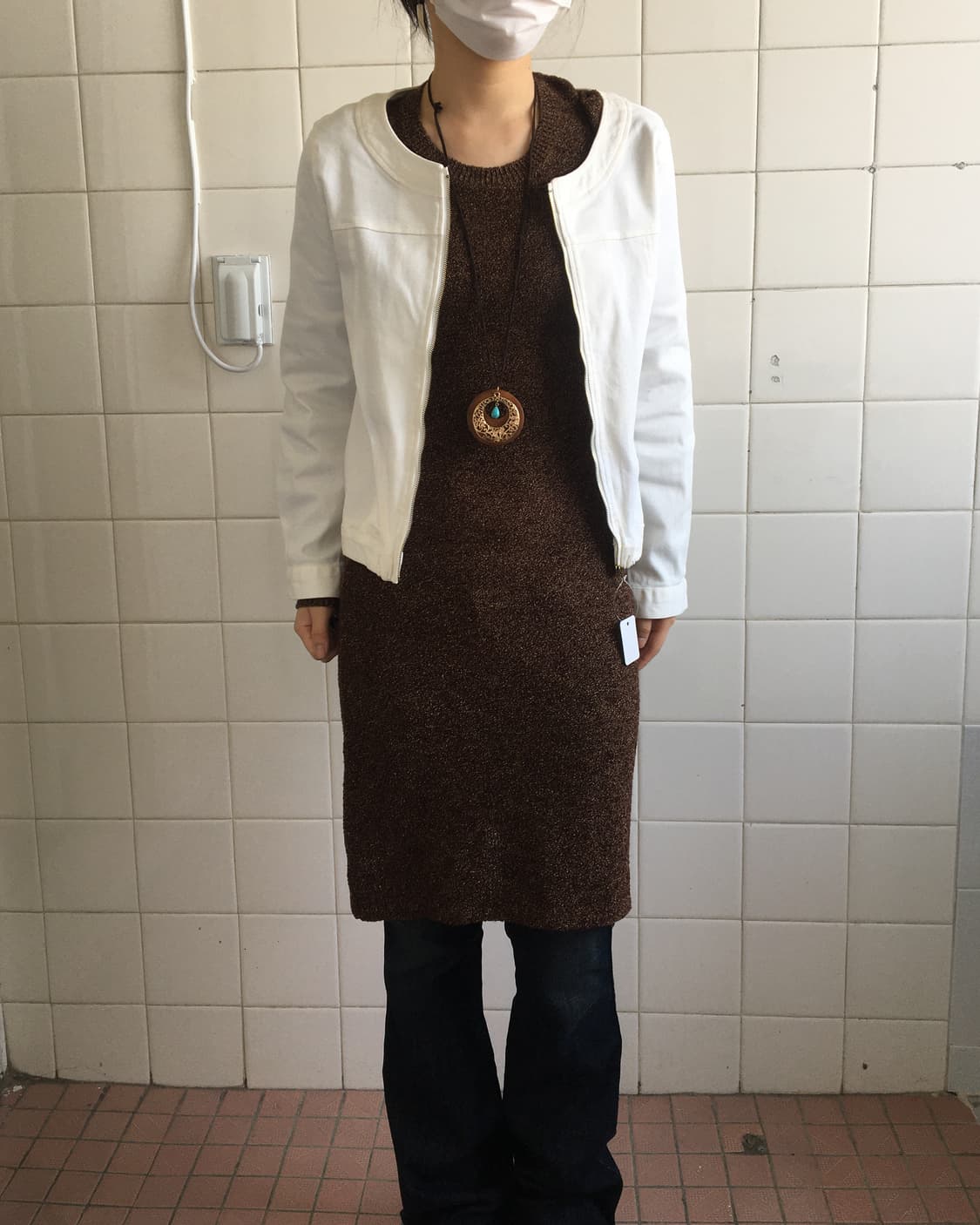 White zip up jackt 상품이미지7