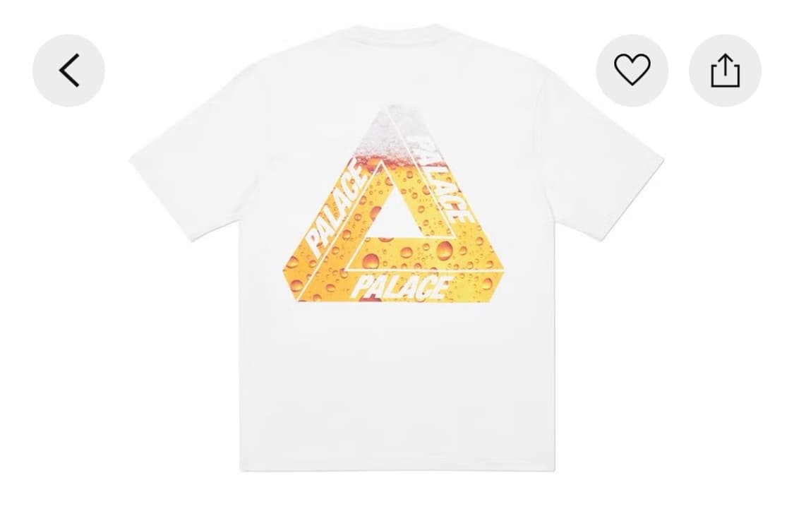 M) 팔라스 트라이라져 티셔츠 - 화이트 상품이미지1
