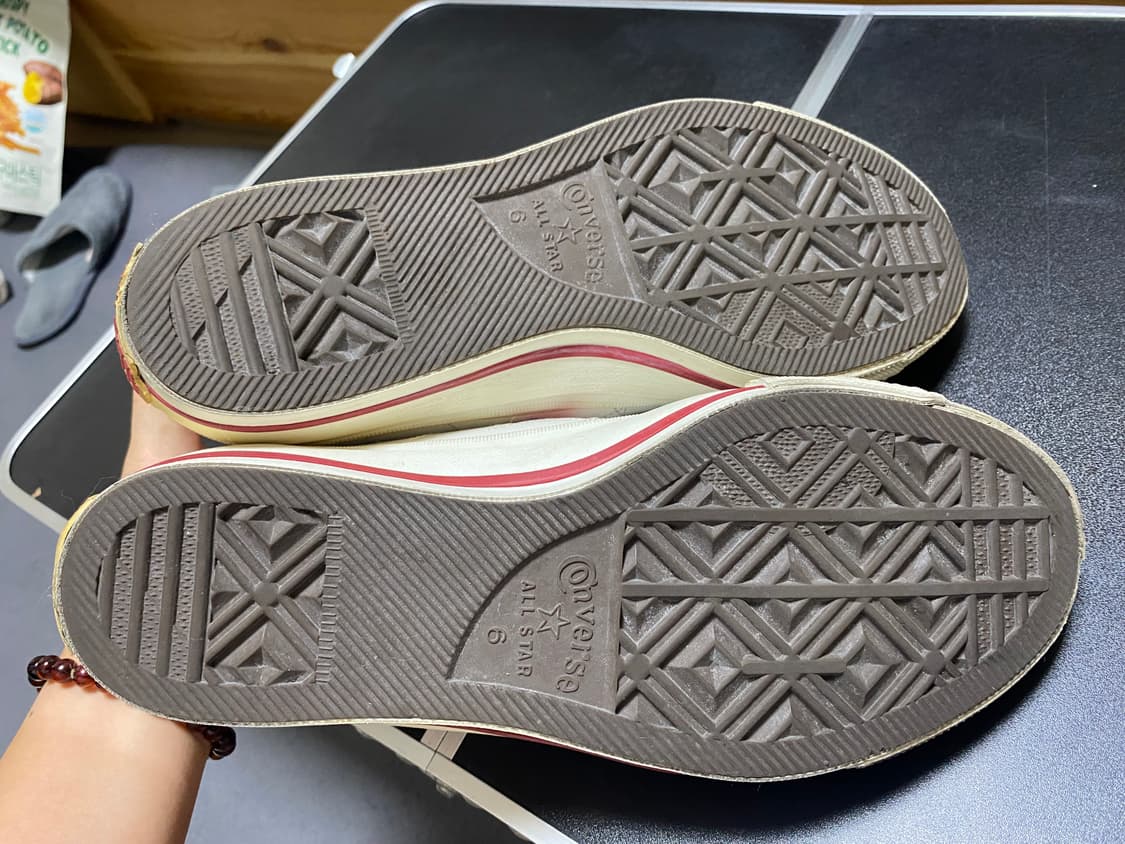 [CONVERSE] 컨버스 재팬 원스타J 6사이즈 화이트/레드 상품이미지7